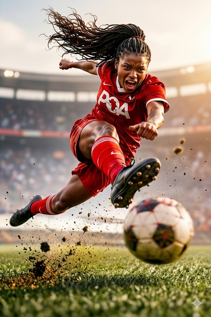 POA Female Football Player